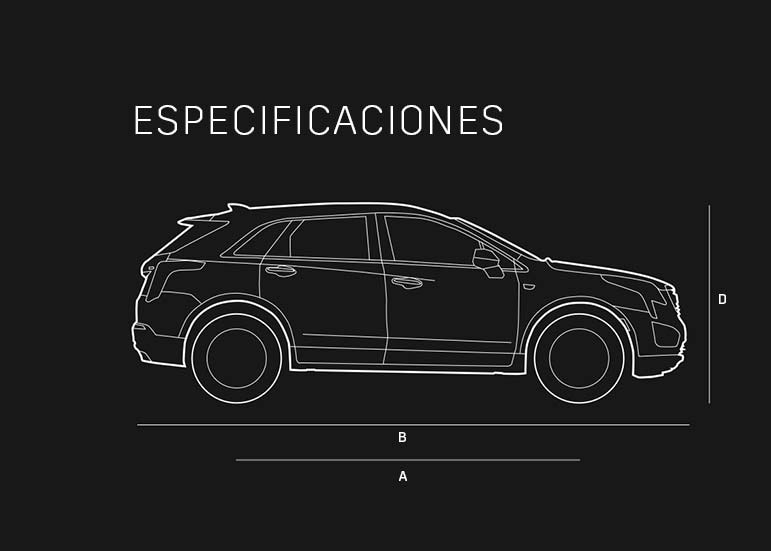Especificaciones de Cadillac XT5 2021 crossover de lujo