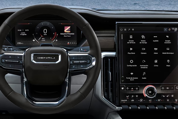 Infoentretenimiento GMC en tu Acadia 2026, camioneta de 3 filas